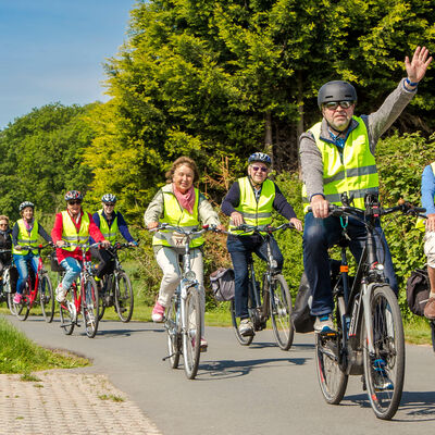 Bild vergrößern: RuDi-Radtour mit Bürgermeister Jürgen Rogg