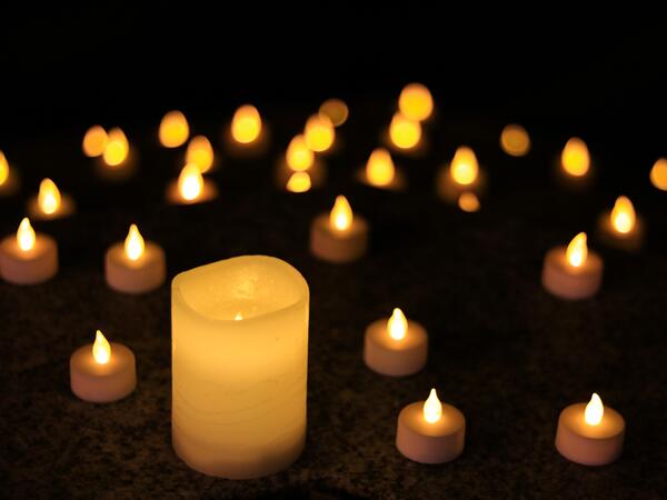 Trauer Kerzen Gedenken