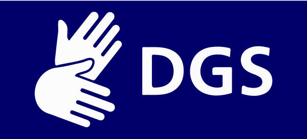Bild vergrößern: Logo für die Deutsche Gebärdensprache