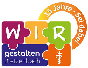 Bild vergr&ouml;&szlig;ern: Logo "Wir gestalten Dietzenbach - 15 Jahre Integrationsb&uuml;ro"