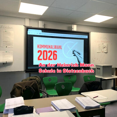 Bild vergr&ouml;&szlig;ern: Wahlsimulation Heirich-Mann-Schule