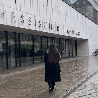 Bild vergr&ouml;&szlig;ern: Besuch Hessischer Landtag