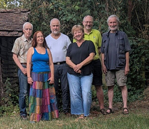 Bild vergr&ouml;&szlig;ern: Werner Schwarzkopf, Jana Keller, Horst M&uuml;ller, B&auml;rbel Freyer, Christian Gross, Felix Kr&auml;mer.