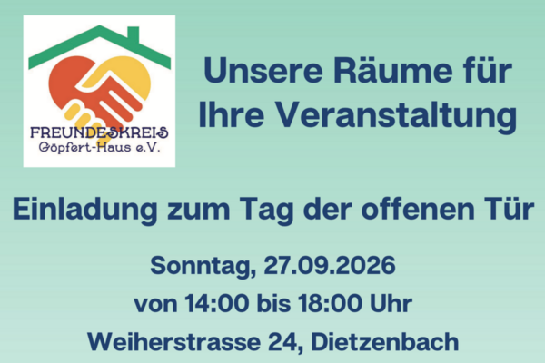 Bild vergr&ouml;&szlig;ern: Reinhard-G&ouml;pfert-Haus Tag der offenen T&uuml;r